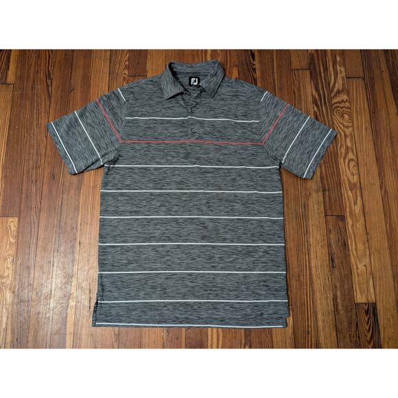 Foot joy Gray Mens Medium Golf Polo NWOT - Picture 1 of 6